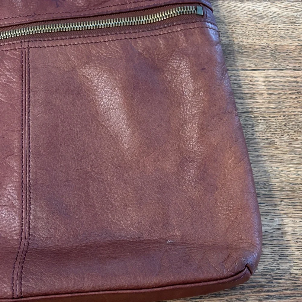 Margot Leather Crossbody in Cognac. Super Soft!